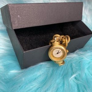 guess gold watch